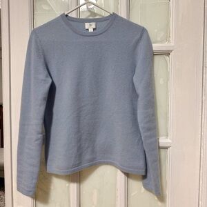 100% Cashmere sweater - Baby Blue